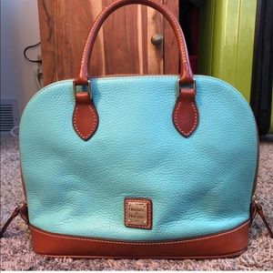 Dooney & Bourke Pebble Grain Zip Zip Satchel